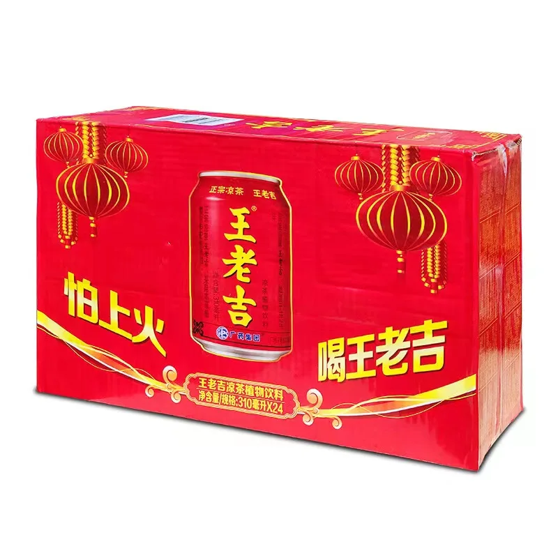 Wholesale Tea Drinks Wanglaoji Herbal Tea 310ml*24 cans wholesale beverage