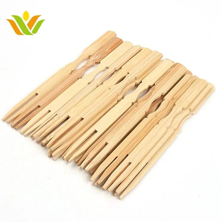 Wholesale Bamboo Fruit Skewer/stick/picks,disposable Fruit Pick Skewer Stick Fork