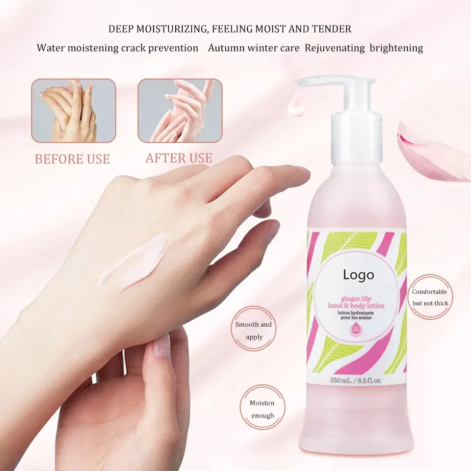 Private Label Wholesale Hand Body Lotion For Black Skin Organic Skin Whitening Body Lotion Brightening Moisturizing Cream