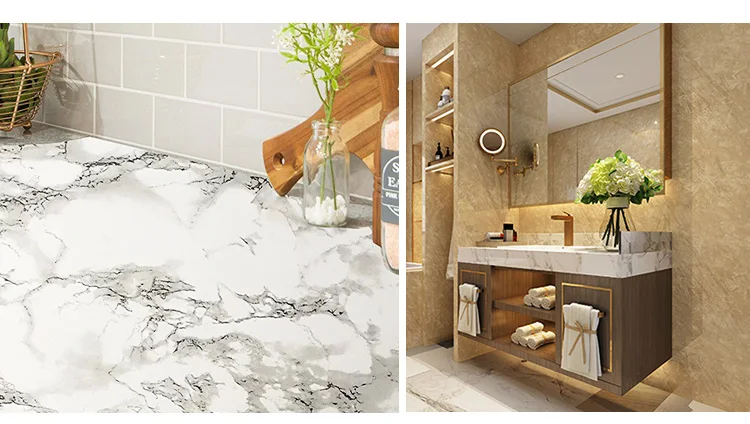 pvc sheet marble sticker