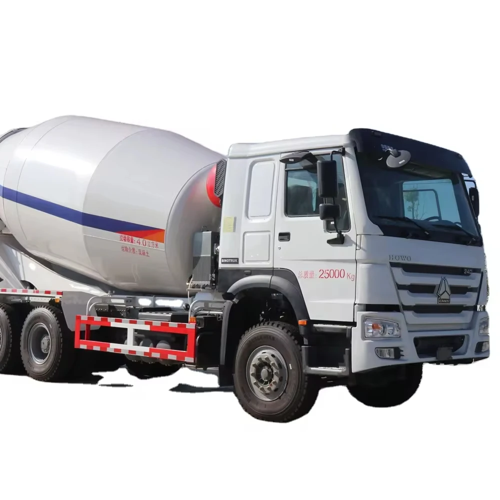 Brand New  Howo 8X4 Chinese Concrete Mixer Truck Euro5 12cbm