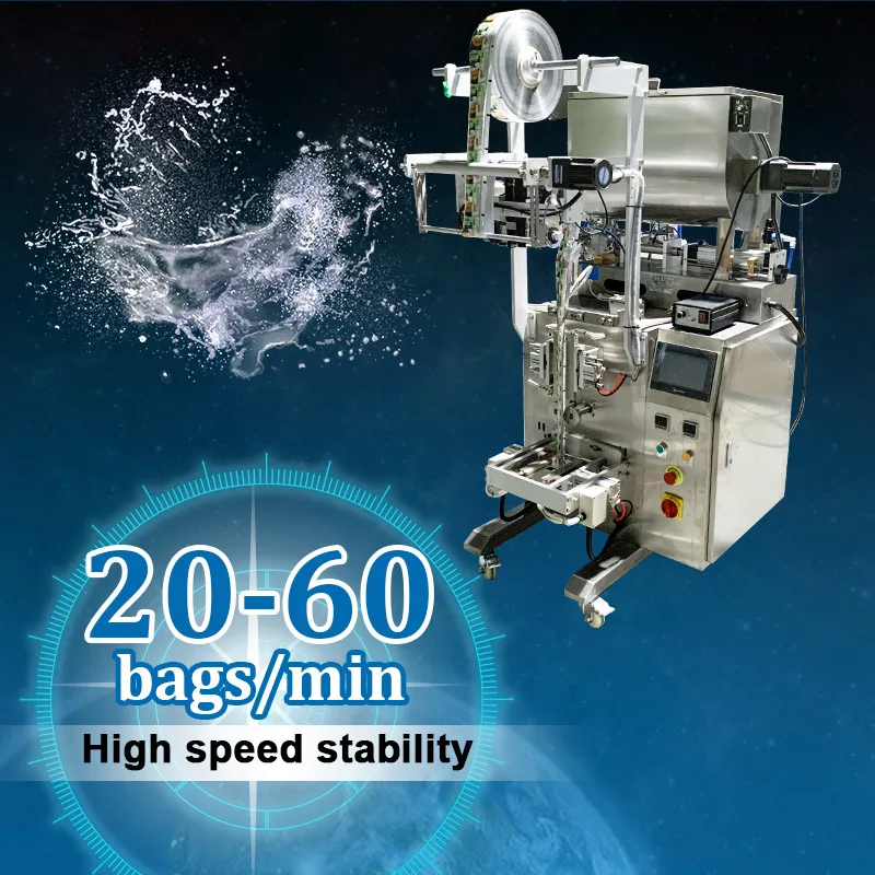 Full automatic packaging liquid soy sauce weight chili sauce pouch filling packing machine