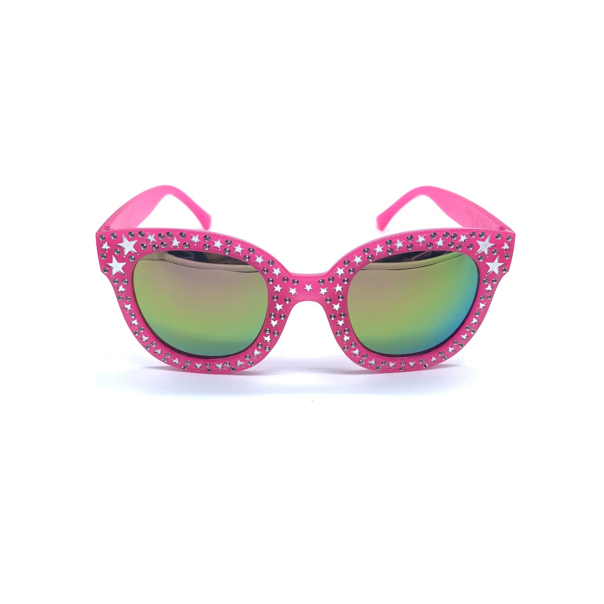 Color Film Lovely Full Frame Glasses Frame Round Face Colorful Children Sunglasses Fashion Frame Sunglasses UV