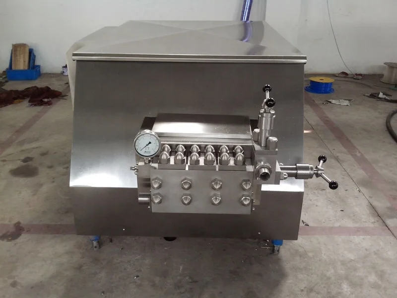 
Industrial Use 5000L/H Fruit Juice High Pressure Two Stage Homogenizer 
