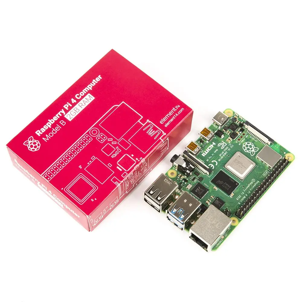 2019 Raspberry Pi 4 Модель B оригинальный 1 ГБ/2 ГБ/4GB Quad-core Cortex-A72 5 ГГц CPU Dual core 4K видео