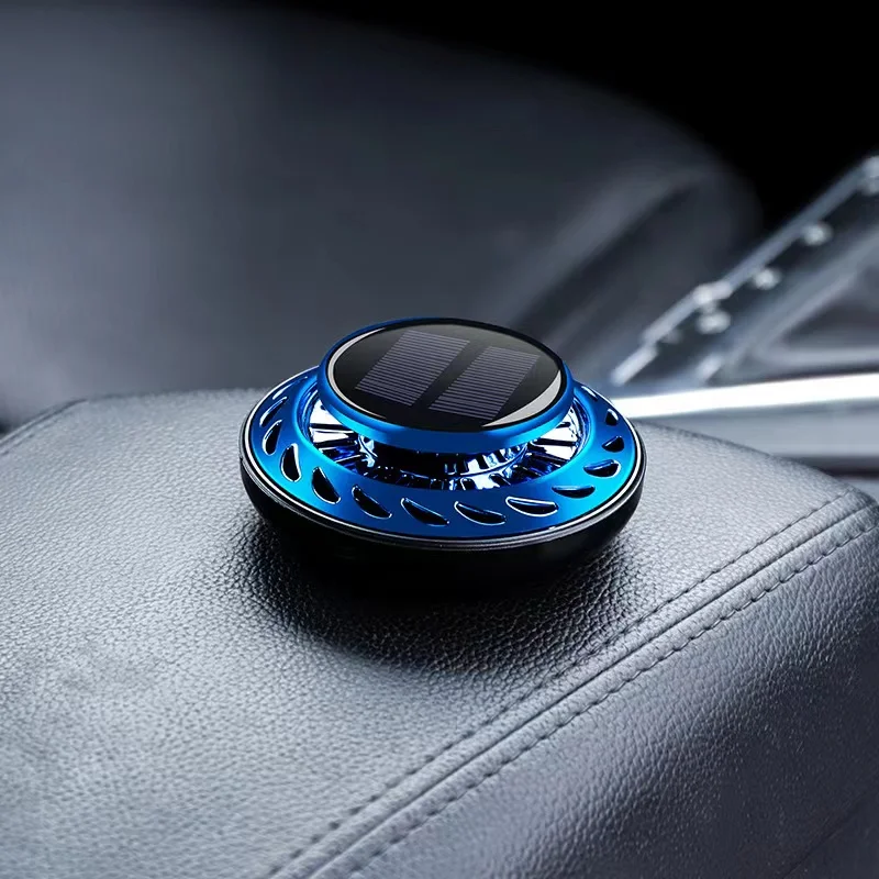 Hot Sell Solar Power Car Aroma Essential Oils Diffuser Car Air Freshener