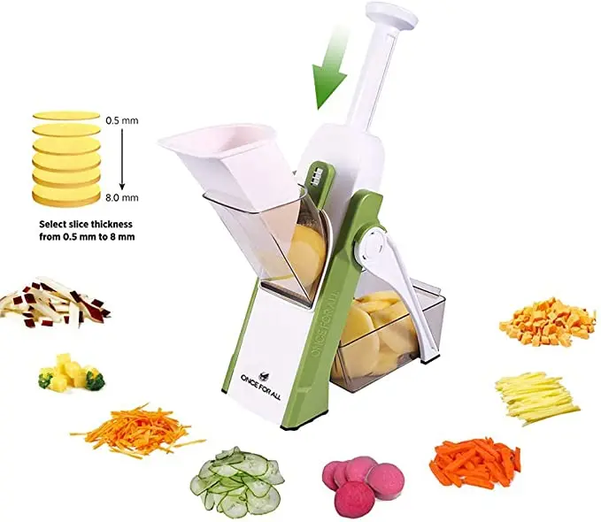 Custom Kitchen Gadget Slicer Rotary Roller Multi-Function Manual Vegetable Shredder Cutter Chopper Vegetable Slicer