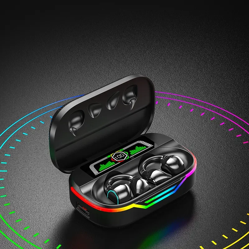 New Design DX11 Large Capacity Charge Mobile Phones Earphones Leakage Reduction Waterproof LCD Power Display Wireless Earbuds