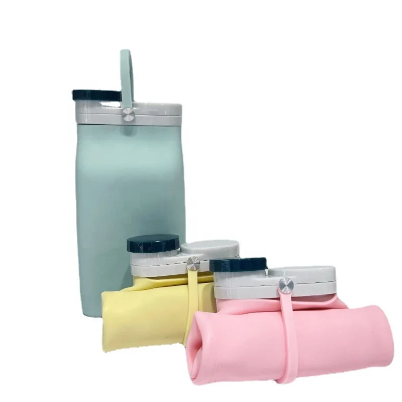 Soft Flask Custom Logo Race Outdoor Run Activity Event Collapsible Silicone Folding Drink Soft Cup