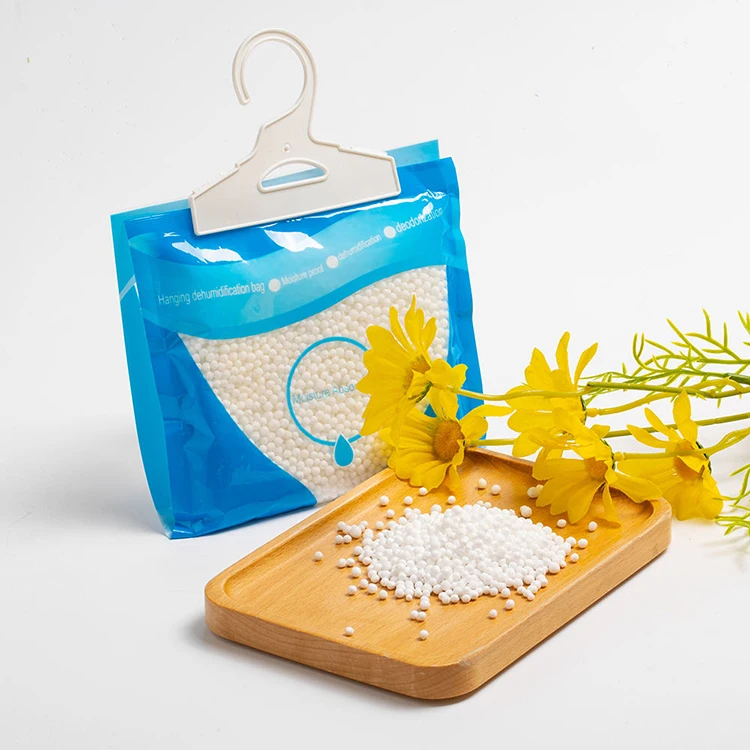 Stock Low MOQ Disposable Hanging Wardrobe Damprid Damp Rid Humidity Eliminator Closet Moisture Absorber Dehumidifier Bag