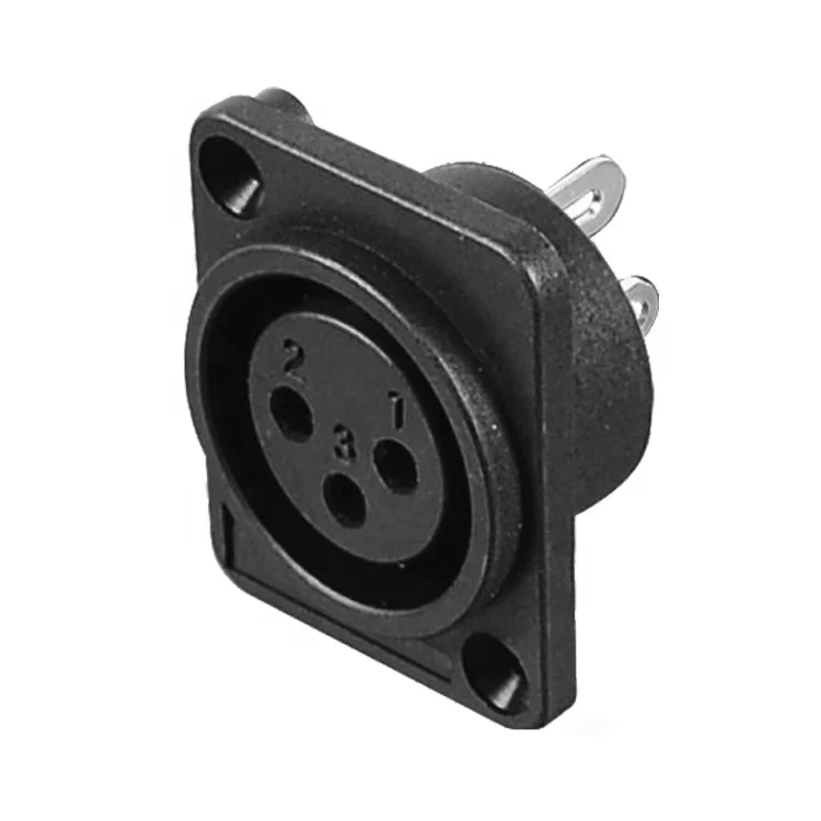 3 PIN XLR Сделано в Китае муфтовый стыковочный переводник/3-х контактный разъем XLR