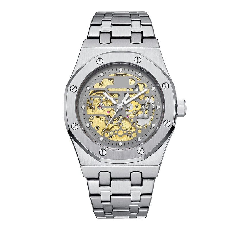 Luxury New Design Luminous Men Classic Custom Stainless Steel Seagull Mechanical Automatic WristWatch