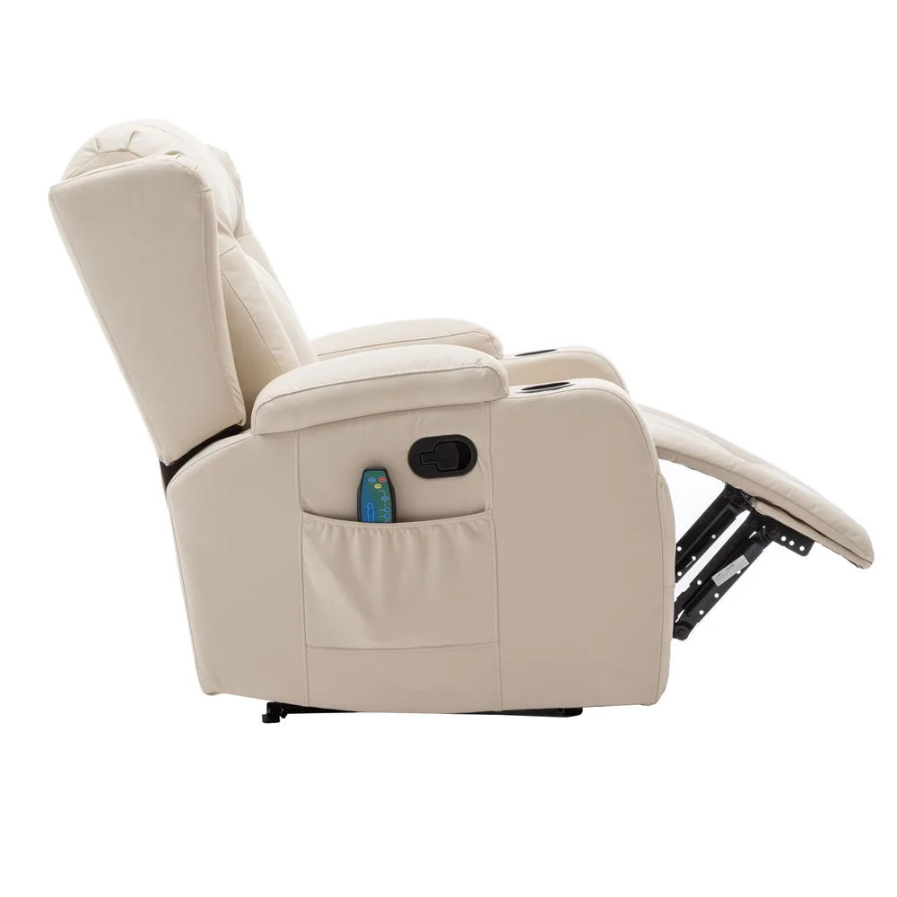 Hot Selling Massage Recliner Chair Wooden Massager Sofa Set American Massage Seat Synthetic Leather Modern Wood Son Lounger