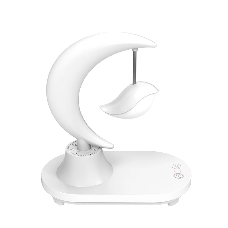Atmosphere Light LED Music Bird Night Light Modern Stepless Dimming Nordic Table Lamp Home Luminaria Room Lamp USB BT Speaker