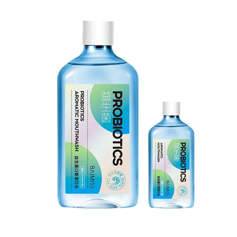 520ml Oral Care Large-capacity home fresh mouthwash, probiotic marine mint mouthwash