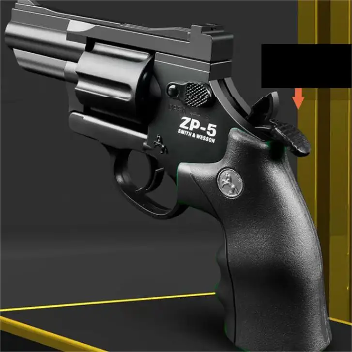 vp365 alloy revolver soft gun can fire the gun safe boy simulated toy continuous launch
