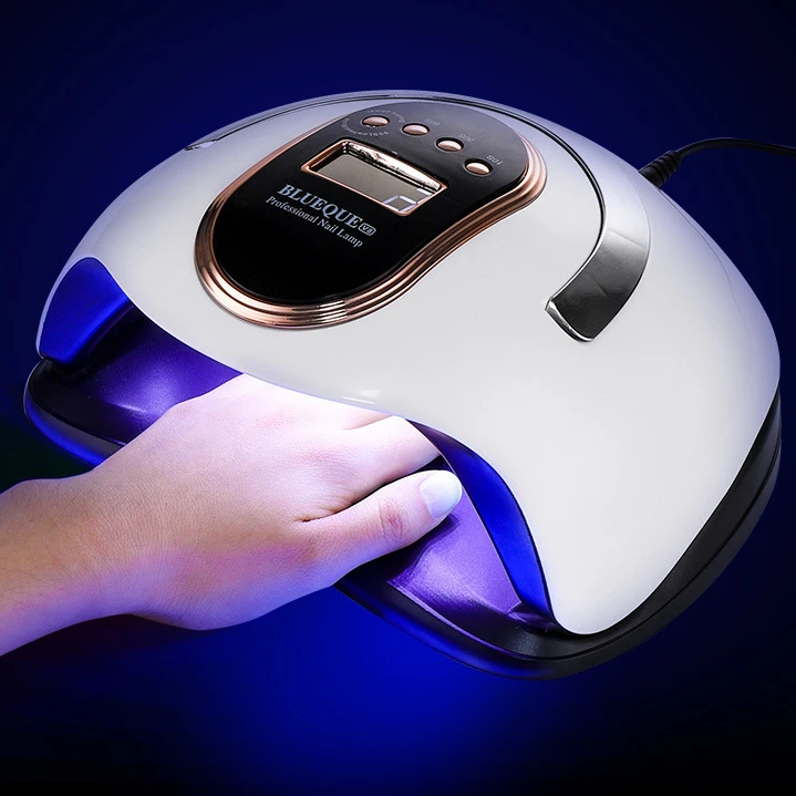 YV new professional hot sale 168W nail lamp nail baking lamp LED nail polish glue painless