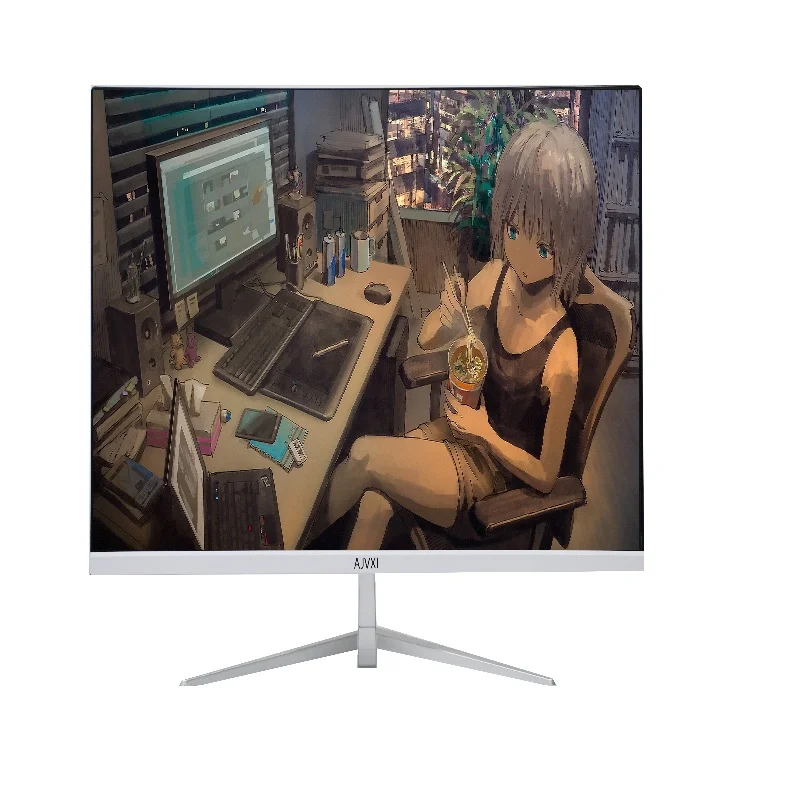 Thin Wall Mounted Frameless 1080p Led 24 Ips Monitor For Office Use