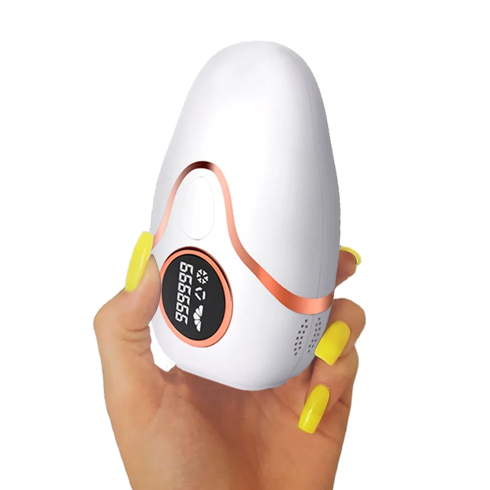 SWIDA Portable USB Powered IPL Laser Hair Removal Handset Permanent Facial Hair Removal with Ice Cooling for Women Home Use