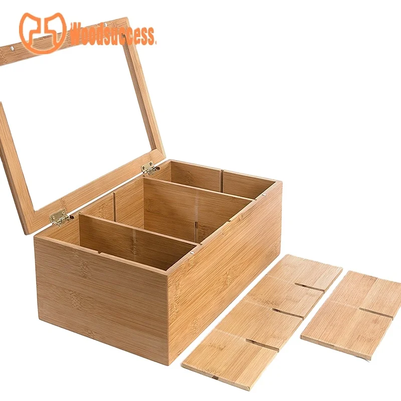 customized luxury wooden tea box storage box Original Tea Pack Bamboo Packaging Box with Logo