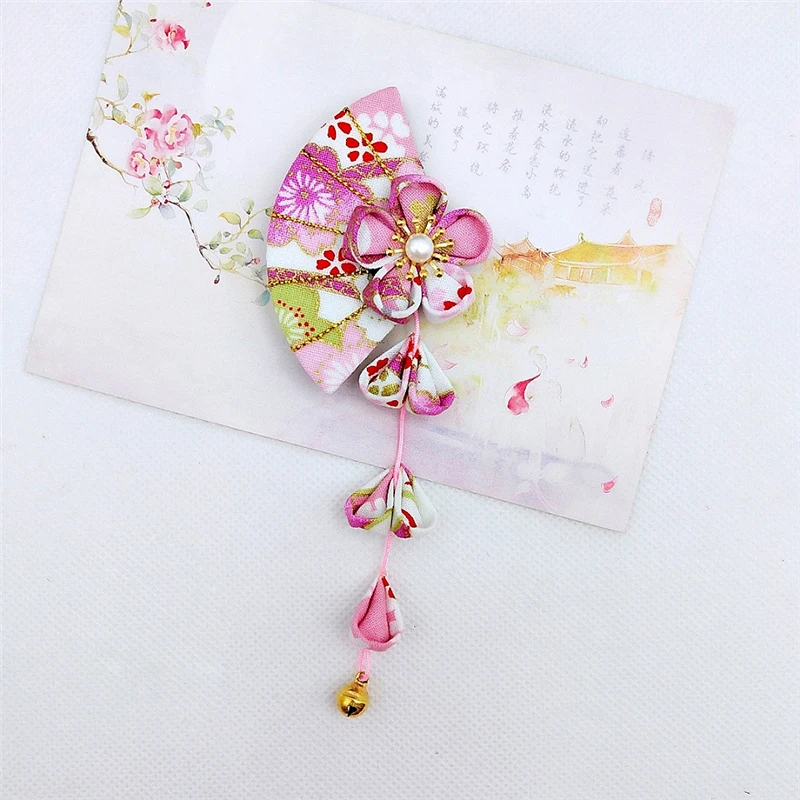 Заколка для волос в японском стиле Сакура, кролик, кисточка, 1 шт., заколка для волос, аксессуары для волос, Декор, реквизит для косплея, подарок для женщин и девочек