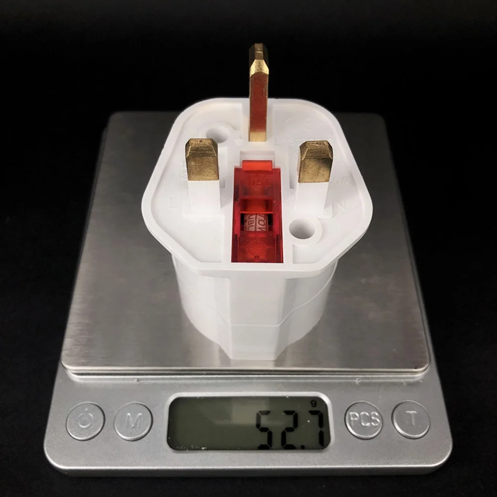 Europe Schuko to UK plug adaptor