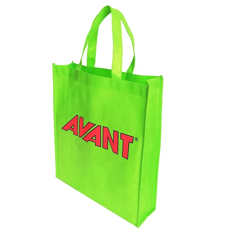 OEM Factory Custom Printed Non Woven Grocery Shopping Tote Bags Eco Friendly Packaging