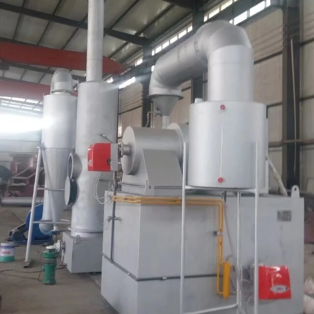 
pet bodies animal waste incinerator with dust collector 