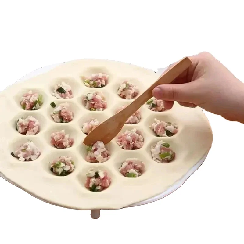 19-hole Dumpling Mold Kitchen Dumpling Machine Household Dumpling Making Mold Wonton Noodle Pressing Mechanism for Mold Plastic