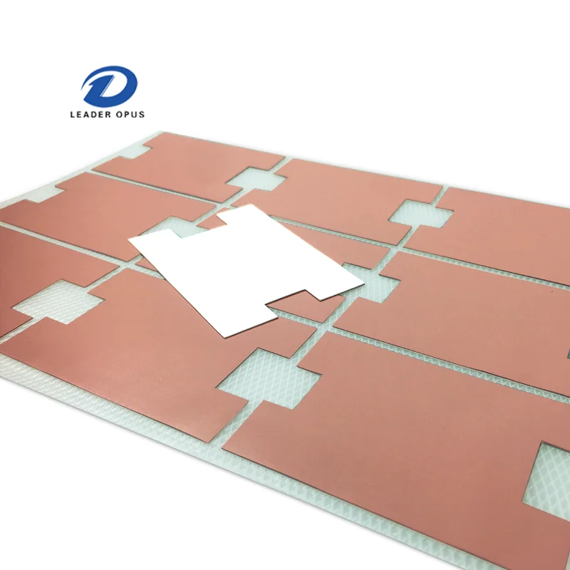 
Die cut cooling gap filler fiberglass silicone thermal conductive pad 