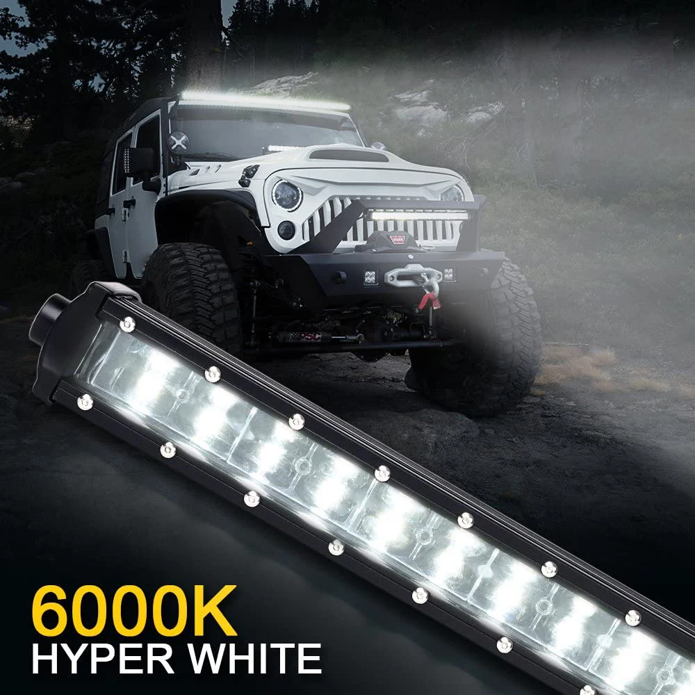 N2 - Off-Road Super Lumen 17333lm 6000K Однорядный 10W CREE 240W Super LED light bar для грузовика/внедорожника
