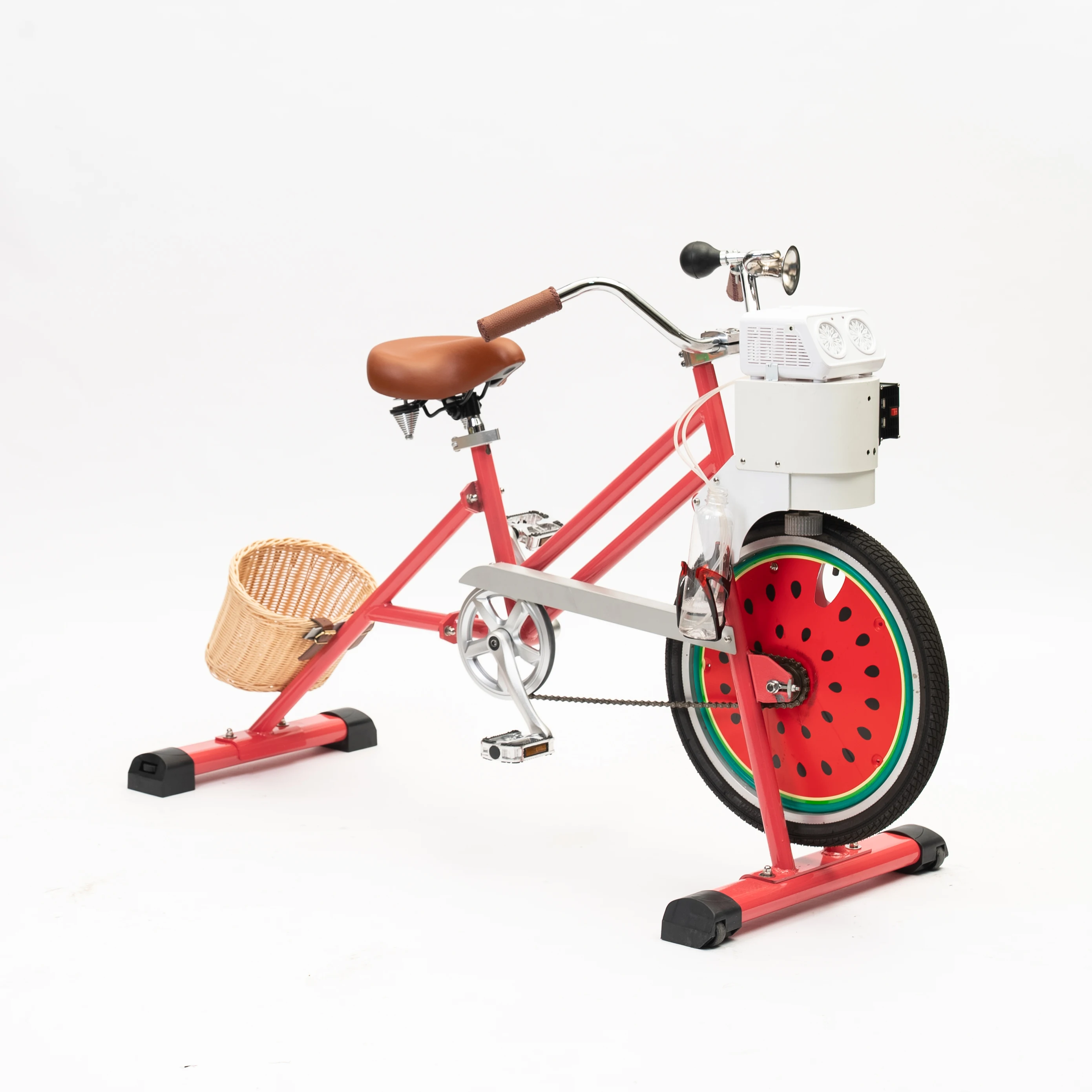 EXI aluminium bubble maker machine with bike advertisement generator chopper bicycle for kid bicycle amusement machine city bike