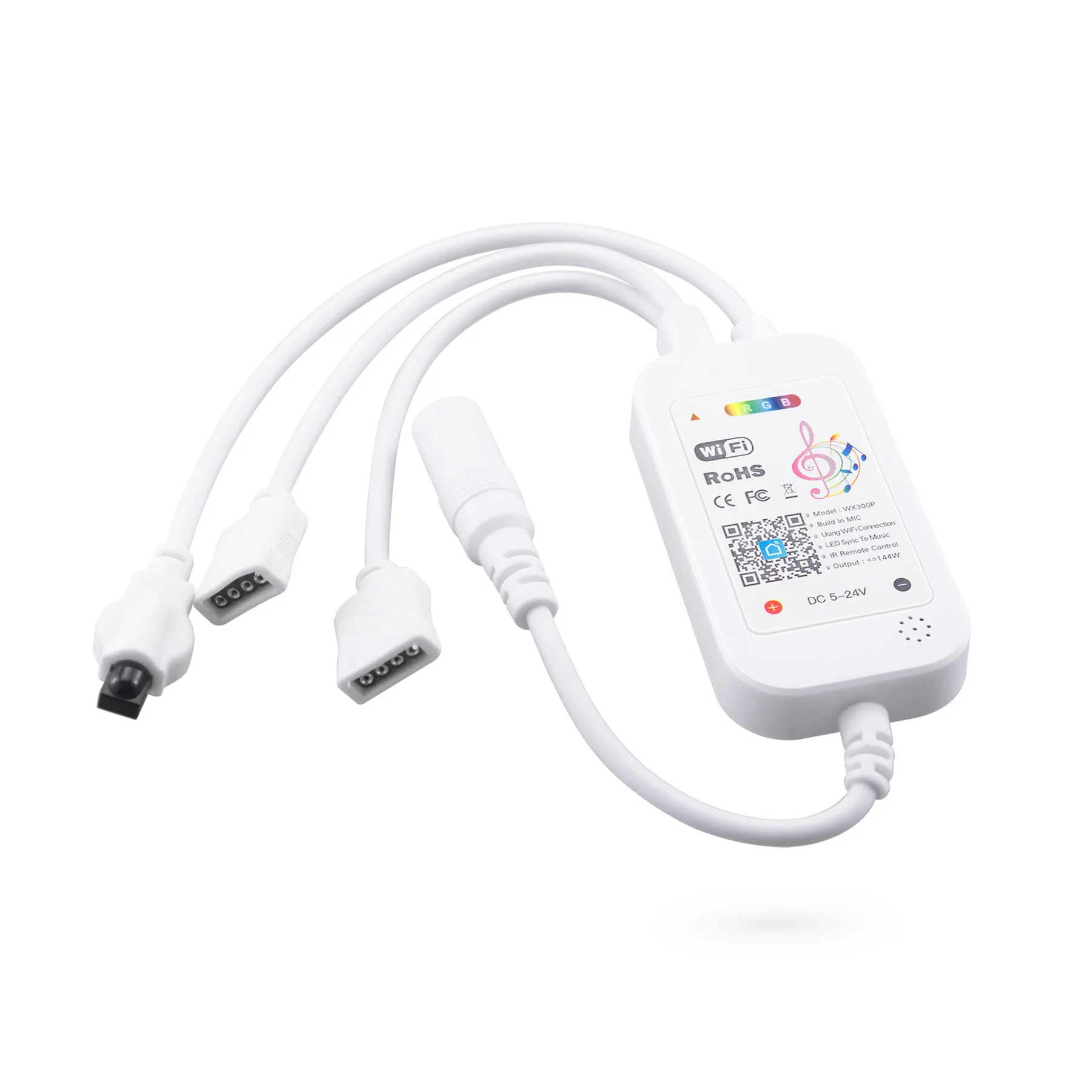 Лидер продаж RGB 4Pin 1-2 контроллера Tuya Smart Wifi Светодиодные полосы PST-XY001