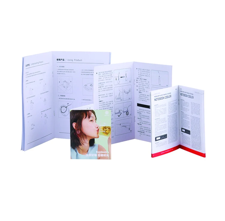 Cheap Price Custom Bulk Printing A4 Paper Flyer catalogue brochure booklet instruction manual Printing