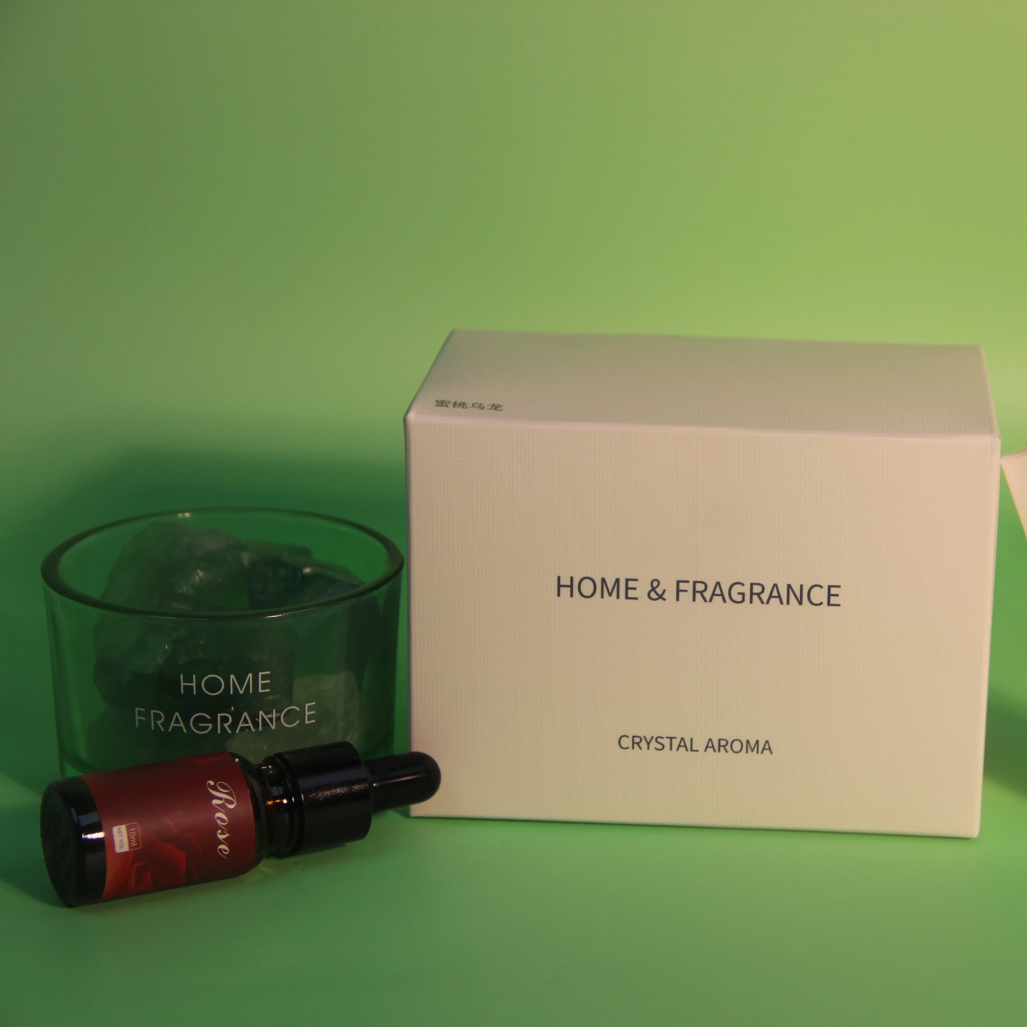 Fragrance diffuser stone bedroom Gift Rose Wholesale Home Fire-free Aromatherapy aroma stone diffuser With Essential Oil Set