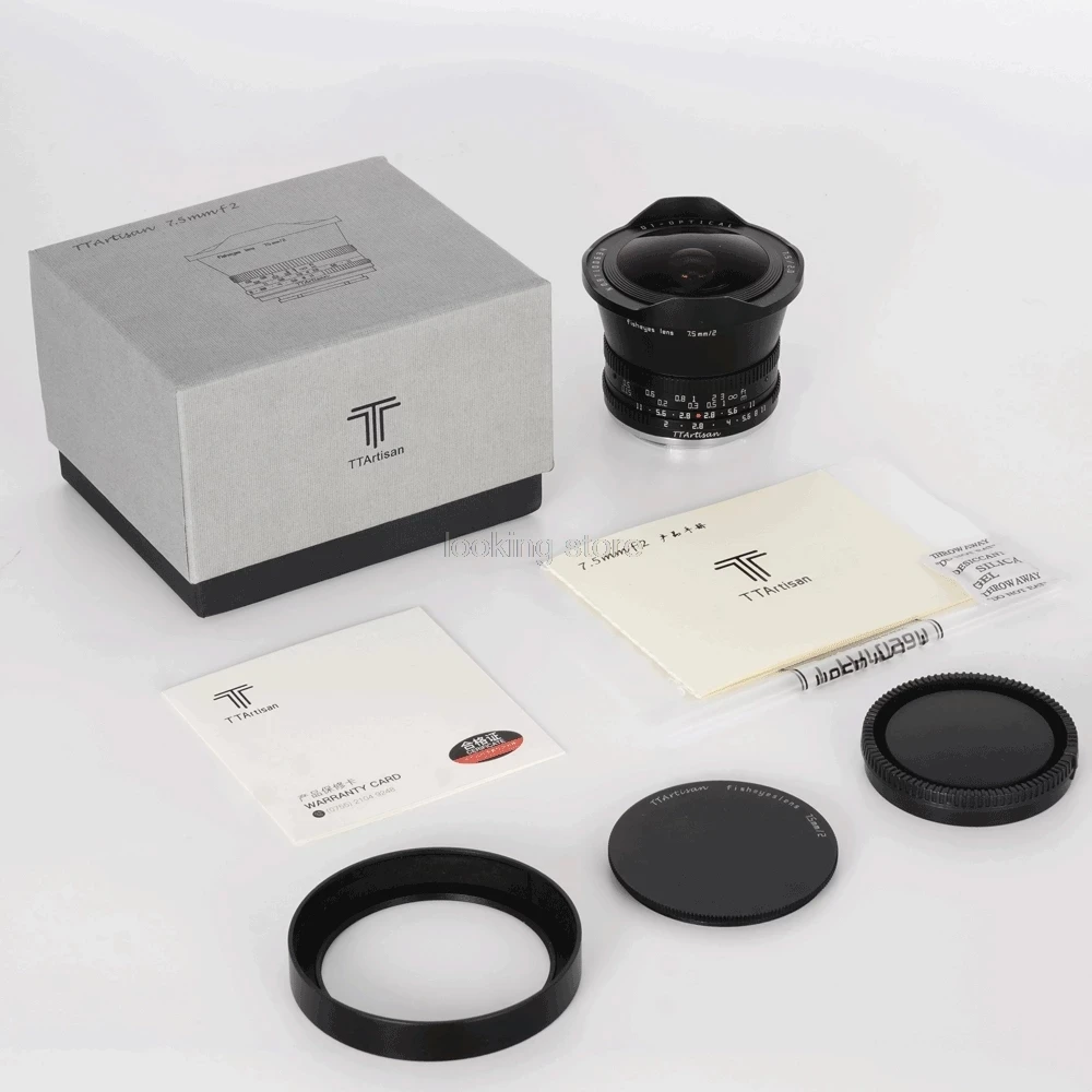  TTArtisan 7 5 мм F2.0 Увеличение Ручной фокус рыбий глаз камера объектив для Sony E Fuji X Canon M/R M4/3 Nikon Z Leica L Камера