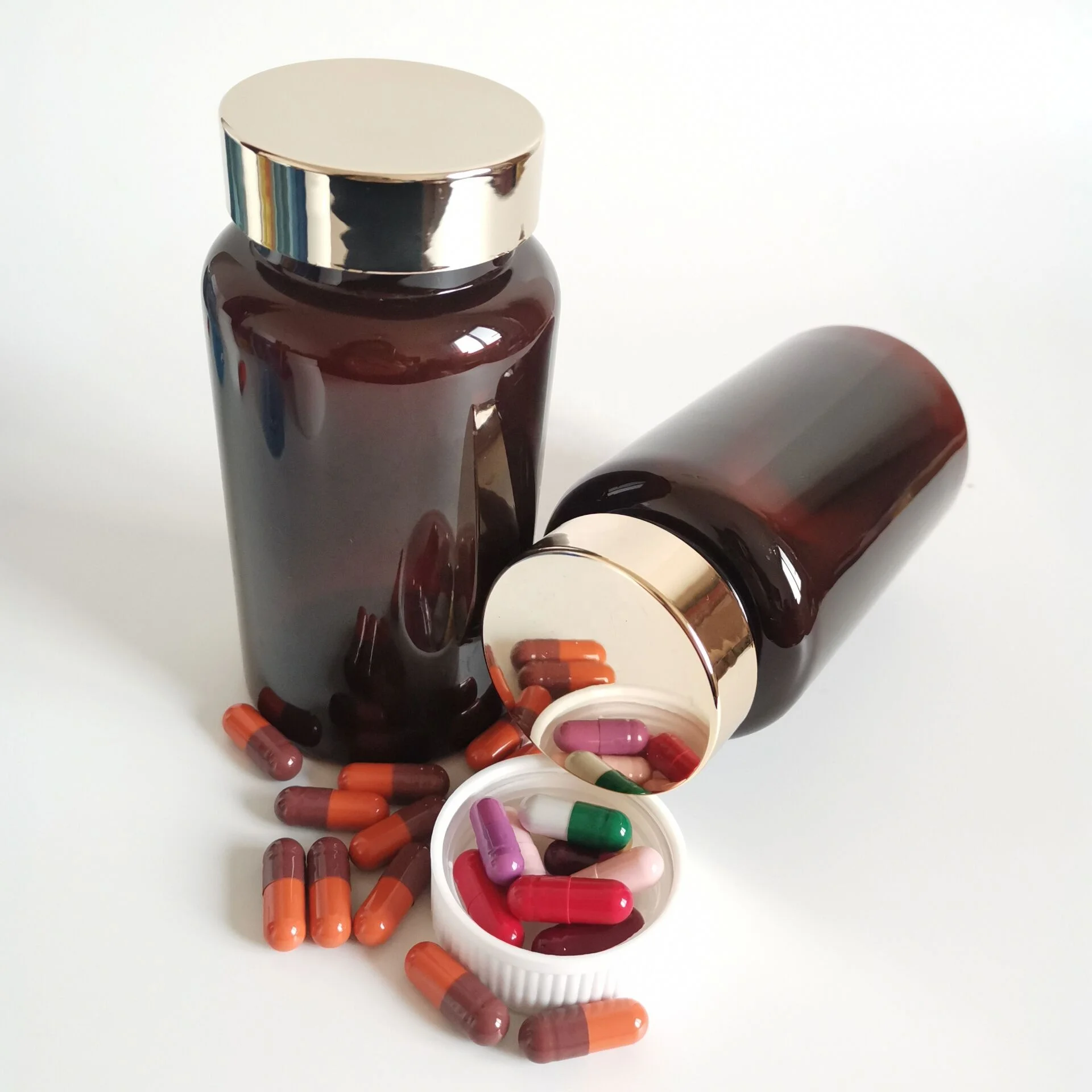 Wholesale Price Green Blue Color Plastic HDPE Food Packaging Bottle