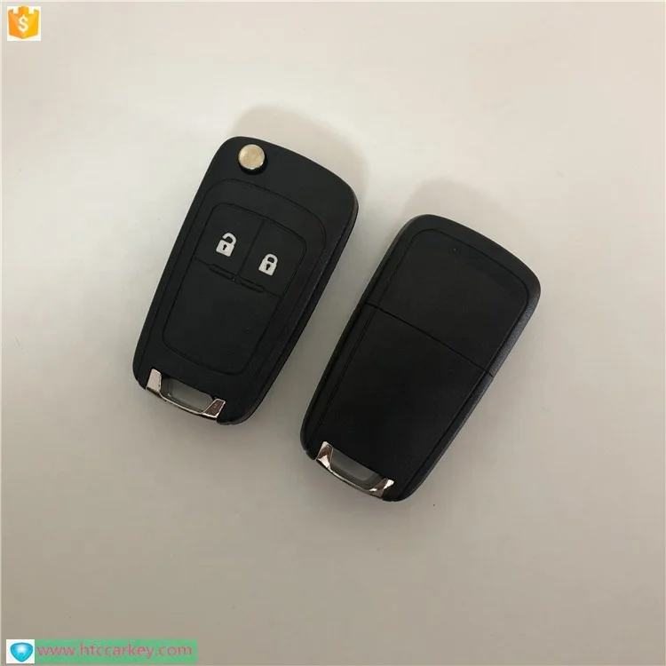 Flip key shell 2 button for c-hevrolet car key case