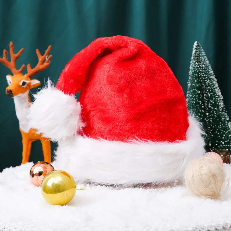 New Year Hat Christmas Adults Children crochet christmas tree mini christmas festive antler ear flap beanie hat for kids led