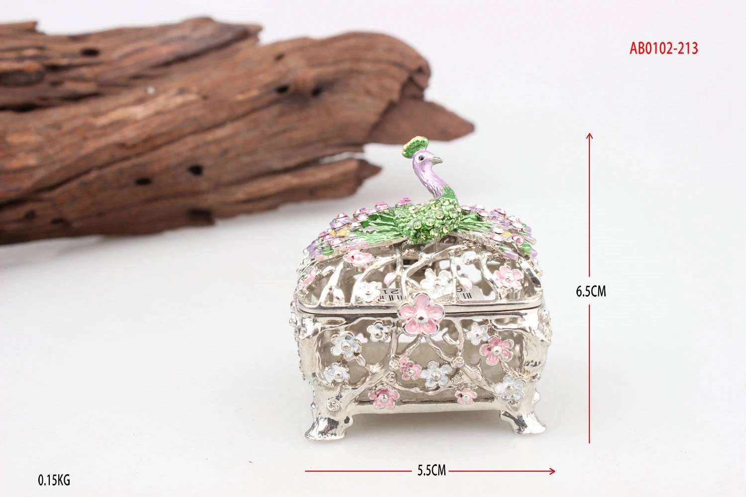 Southeast Asian style trinkets Exquisite jewelry box ornaments Gold Silver Jewelry Box