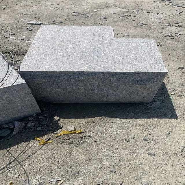 China Grey Granite Wall Stone Retaining Wall Block