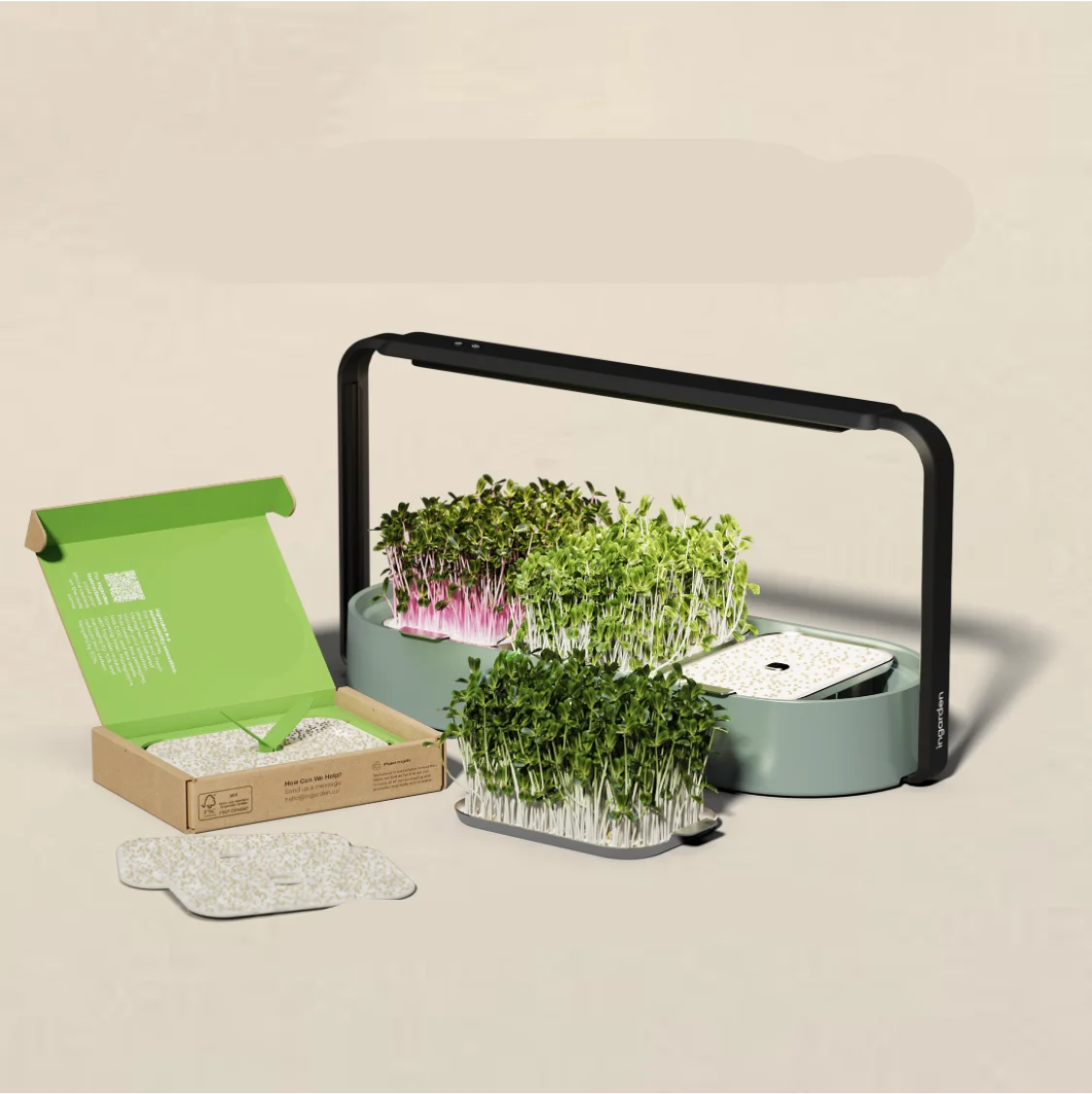 Hot selling microgreens growing system home use Sprouting hydroponic grow tent complete Starter Kit easy at home