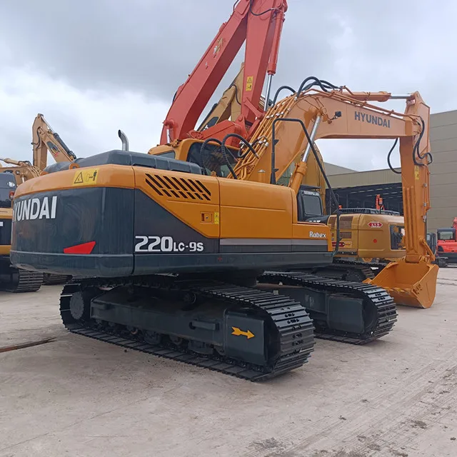 used good construction equipment hyundai 220lc-9s machine with high quality on hot sale in shanghai