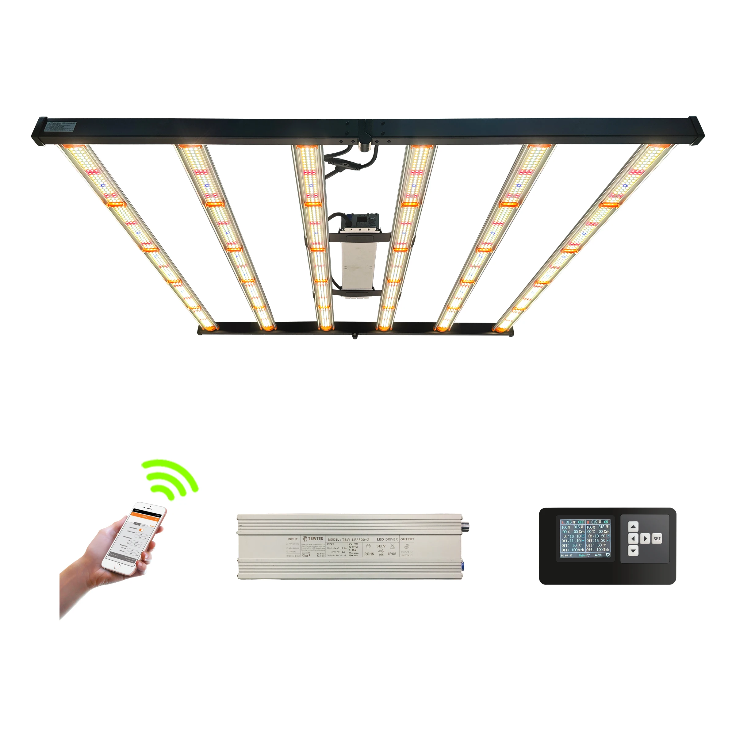 Redfarm Eu Ru Stock Lm301h Plant Growth Uv Ir Dimmable Led 4x4ft 720w 660w Grow Light Professional Red LED Grow Light