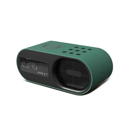 Manufacturer Wholesale Bluetooths Clock DAB+ Radio With Wireless Charger and USB Charger