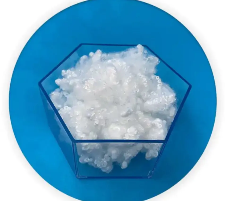 Hot sell optical bright polyester staple fiber polyester staple fiber hs  code 7d recycled polyester polyfill fiber