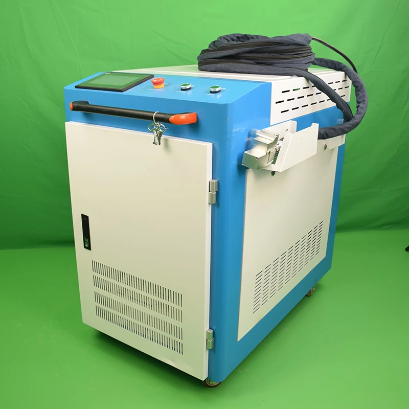 New 1000W Fiber Cleaning Machine Easy Operate Water Metal Wood Stone Aluminum Stainless Steel Paper Other Materials-from Max