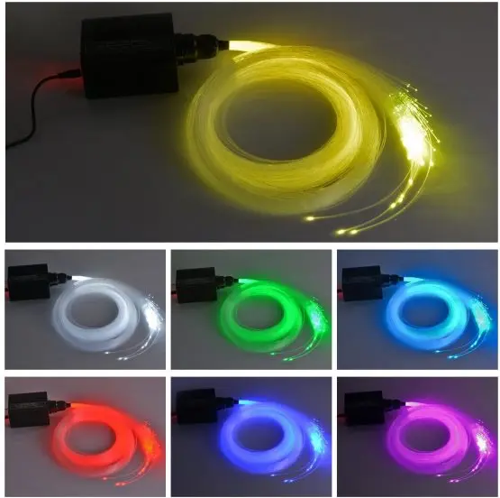 star ceiling fiber optic lights used 0.75mm PMMA end glow fiber optic with good price in stock