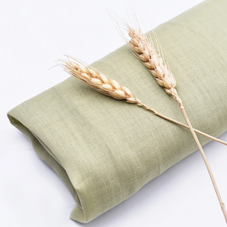 Hot sale 100 pure natural ramie yarn material women shirt summer skirt dress shirting 100% ramie fabrics for clothing