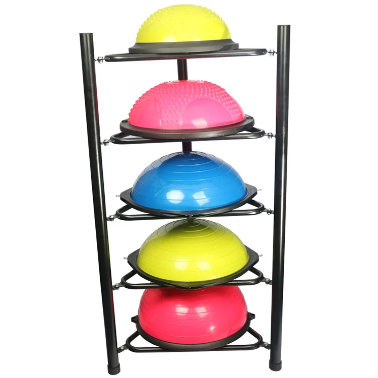 China supplier floor standing wire Yoga balance ball rack and boxing speed ball rack